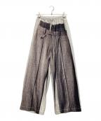 PRANK PROJECTプランクプロジェクト）の古着「Slacks Print Sweat Pants」｜グレー