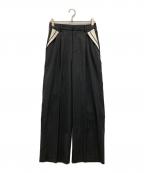 MAISON SPECIALメゾンスペシャル）の古着「Center Crease Straight Pants」｜グレー
