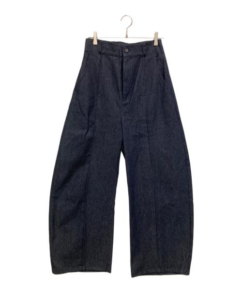 MAISON SPECIAL（メゾンスペシャル）MAISON SPECIAL (メゾンスペシャル) Center Pin Tuck Denim Pants インディゴ サイズ:38の古着・服飾アイテム