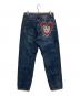 Desigual (デシグアル) アートデニムパンツ インディゴ サイズ:SIZE 81cm (W32)：5000円