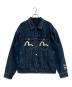 EVISU（エヴィス）の古着「Diamond Daruma and Seagull Print Loose Fit Denim Jacket」｜インディゴ