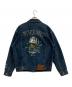 EVISU (エヴィス) Diamond Daruma and Seagull Print Loose Fit Denim Jacket インディゴ サイズ:L：19000円