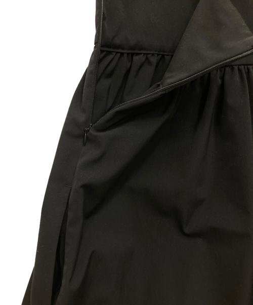 UNITED ARROWS（ユナイテッドアローズ）UNITED ARROWS (ユナイテッドアローズ) ツイル キャミソール ワンピース ブラック サイズ:38の古着・服飾アイテム