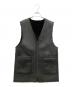 JOURNAL STANDARD（ジャーナルスタンダード）の古着「フェイクレザーベスト」｜ブラック