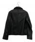 ITEMS URBAN RESEARCH (アイテムズ アーバンリサーチ) ラムレザーライダースジャケット ブラック サイズ:36：6000円