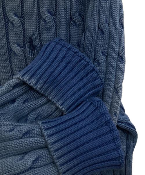 POLO RALPH LAUREN（ポロ・ラルフローレン）POLO RALPH LAUREN (ポロ・ラルフローレン) ケーブルニット ネイビー サイズ:-の古着・服飾アイテム