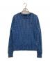 POLO RALPH LAUREN（ポロ・ラルフローレン）の古着「ケーブルニット」｜ネイビー
