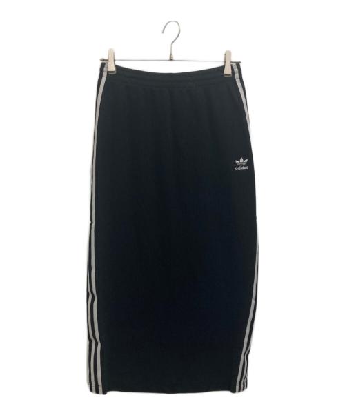 adidas（アディダス）adidas (アディダス) ロングスカート ブラック サイズ:XLの古着・服飾アイテム