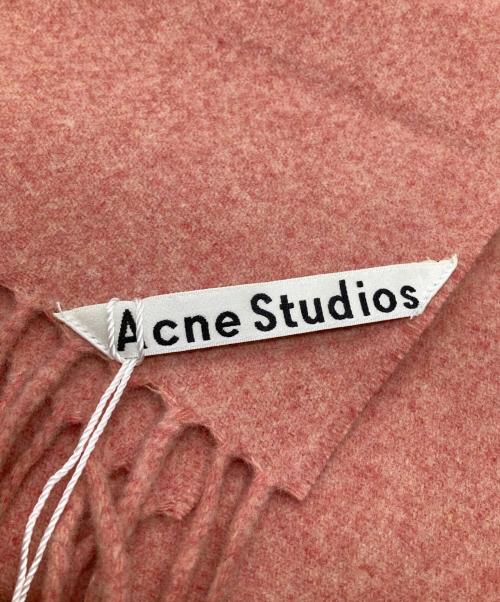 Acne studios（アクネ ストゥディオズ）ACNE STUDIOS (アクネ ストゥディオズ) フリンジマフラー オレンジの古着・服飾アイテム