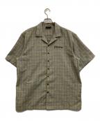 PLEASURESプレジャーズ）の古着「半袖シャツ」｜ブルー×イエロー