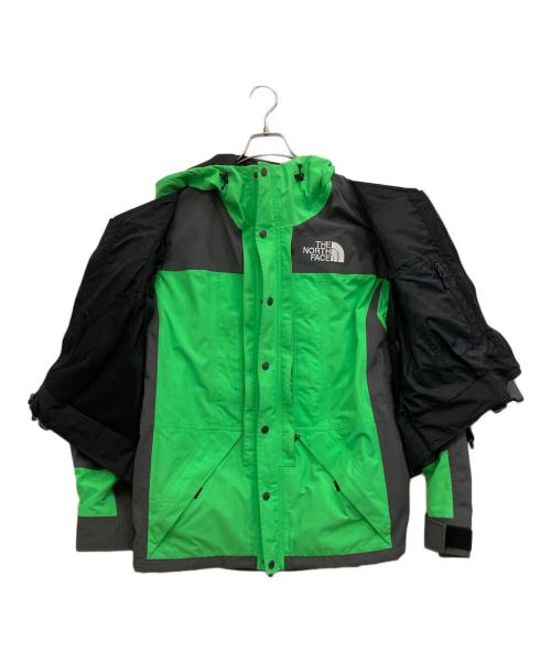 THE NORTH FACE（ザ ノース フェイス）THE NORTH FACE (ザ ノース フェイス) Supreme (シュプリーム) RTG Jacket+Vest グリーン×ブラック サイズ:Lの古着・服飾アイテム