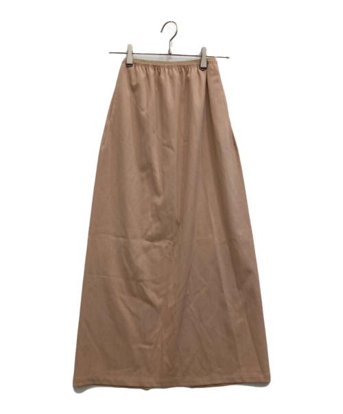 MM6 Maison Margiela（エムエムシックスメゾンマルジェラ）MM6 Maison Margiela (エムエムシックスメゾンマルジェラ) バックスリットロングスカート ベージュ サイズ:38の古着・服飾アイテム