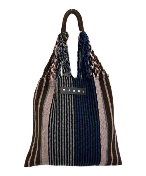 MARNI（マルニ）MARNI (マルニ) ハンモックトートバッグ ブラウンの古着・服飾アイテム