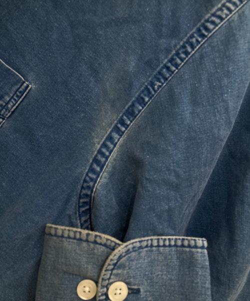 BANANA REPUBLIC（バナナリパブリック）BANANA REPUBLIC (バナナリパブリック) デニムシャツ インディゴ サイズ:Lの古着・服飾アイテム