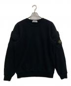 STONE ISLANDストーンアイランド）の古着「BRUSHED ORGANIC COTTON FLEECE」｜ブラック