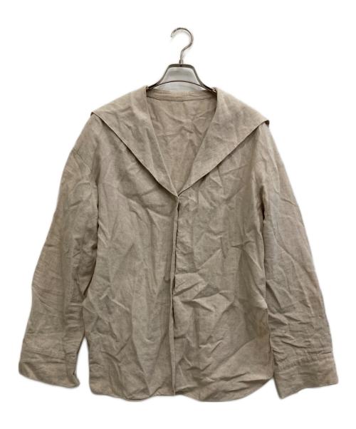 Plage（プラージュ）Plage (プラージュ) リネンシャツ ベージュ サイズ:-の古着・服飾アイテム