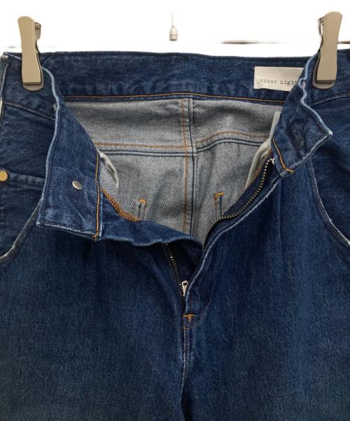 upper hights for conte（アッパーハイツフォーコンテ）upper hights for conte (アッパーハイツフォーコンテ) タックデニムパンツ インディゴ サイズ:SIZE W24の古着・服飾アイテム