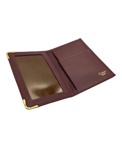 Cartier（カルティエ）Cartier (カルティエ) カードケース レッドの古着・服飾アイテム