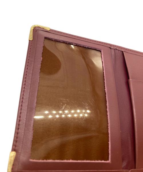 Cartier（カルティエ）Cartier (カルティエ) カードケース レッドの古着・服飾アイテム