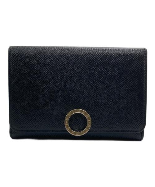 BVLGARI（ブルガリ）BVLGARI (ブルガリ) 2つ折り財布 ブラックの古着・服飾アイテム