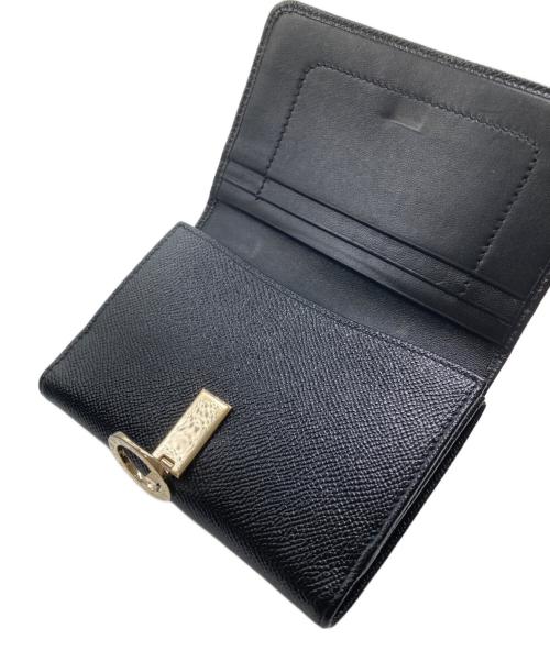 BVLGARI（ブルガリ）BVLGARI (ブルガリ) 2つ折り財布 ブラックの古着・服飾アイテム