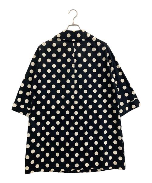 marimekko（マリメッコ）marimekko (マリメッコ) ショートスリーブステンカラーコート ブラック サイズ:36の古着・服飾アイテム