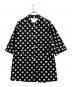 marimekko（マリメッコ）の古着「ショートスリーブステンカラーコート」｜ブラック