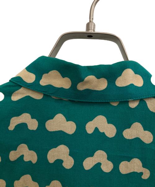 marimekko（マリメッコ）marimekko (マリメッコ) 半袖シャツワンピース グリーン サイズ:Sの古着・服飾アイテム