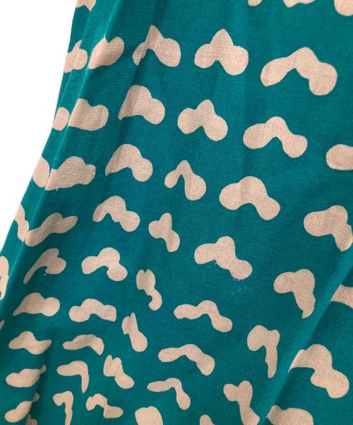 marimekko（マリメッコ）marimekko (マリメッコ) 半袖シャツワンピース グリーン サイズ:Sの古着・服飾アイテム