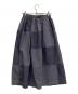 tricot COMME des GARCONS (トリココムデギャルソン) チェック切替スカート ネイビー サイズ:S：11000円