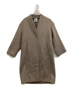 よ*ち様 SCAPA カシミヤ混 ロングコート L（48） 中古・古着通販】SCAPA (スキャパ) カシミヤ混ロングコート ブラウン