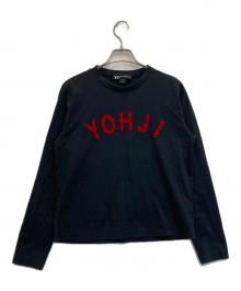 Y-3（ワイスリー）の古着「W YOHJI LETTERS LS TEE」｜ブラック