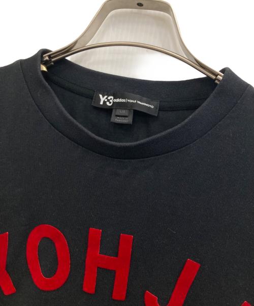 Y-3（ワイスリー）Y-3 (ワイスリー) W YOHJI LETTERS LS TEE ブラック サイズ:Lの古着・服飾アイテム