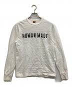 HUMAN MADEヒューマンメイド）の古着「ロゴカットソー」｜ホワイト