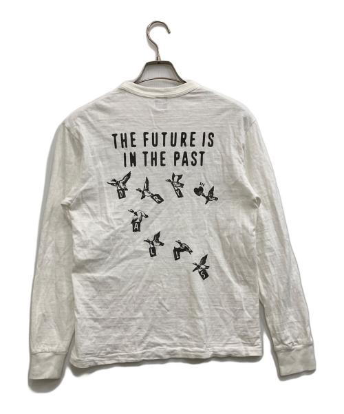 HUMAN MADE（ヒューマンメイド）HUMAN MADE (ヒューマンメイド) ロゴカットソー ホワイト サイズ:Sの古着・服飾アイテム