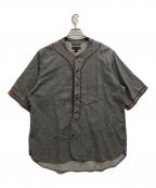 NIGEL CABOURNナイジェルケーボン）の古着「ベースボールシャツS/S」｜グレー