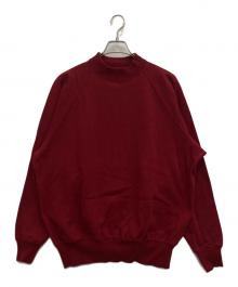 WORKERS（ワーカーズ）の古着「Cotton Raglan Sweater」｜レッド