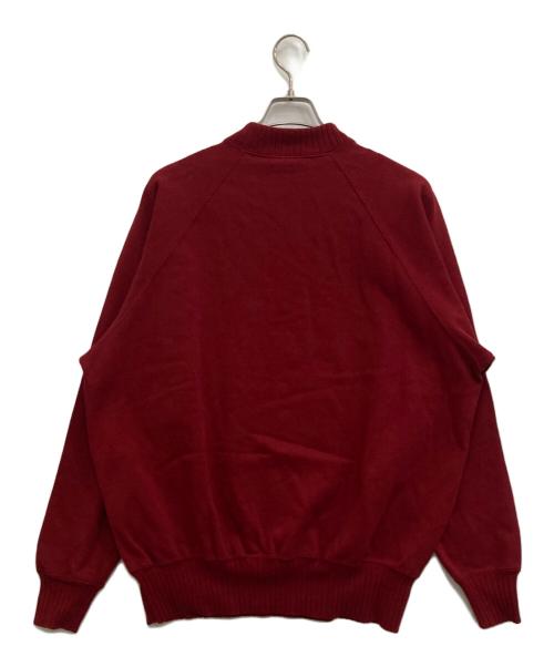 WORKERS（ワーカーズ）WORKERS (ワーカーズ) Cotton Raglan Sweater レッド サイズ:XLの古着・服飾アイテム