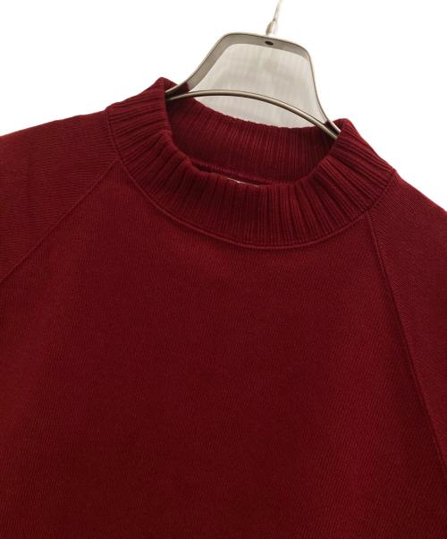 WORKERS（ワーカーズ）WORKERS (ワーカーズ) Cotton Raglan Sweater レッド サイズ:XLの古着・服飾アイテム