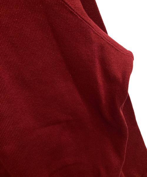 WORKERS（ワーカーズ）WORKERS (ワーカーズ) Cotton Raglan Sweater レッド サイズ:XLの古着・服飾アイテム