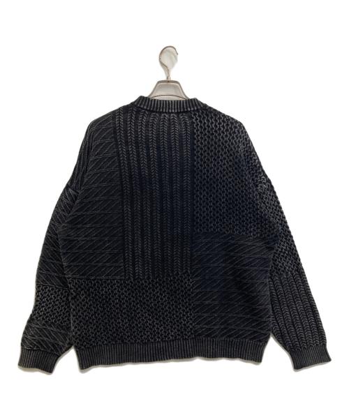 J.S HOMESTEAD（ジャーナルスタンダード ホームステッド）J.S HOMESTEAD (ジャーナルスタンダード ホームステッド) STONE WASH CABLE H/N ブラック サイズ:Lの古着・服飾アイテム