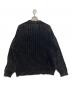 J.S HOMESTEAD (ジャーナルスタンダード ホームステッド) STONE WASH CABLE H/N ブラック サイズ:L：9000円