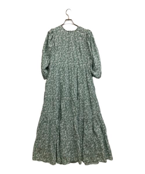 sea NEW YORK（シー ニューヨーク）Sea NEW YORK (シー ニューヨーク) ブラウスワンピース グリーン サイズ:2 未使用品の古着・服飾アイテム