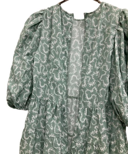 sea NEW YORK（シー ニューヨーク）Sea NEW YORK (シー ニューヨーク) ブラウスワンピース グリーン サイズ:2 未使用品の古着・服飾アイテム