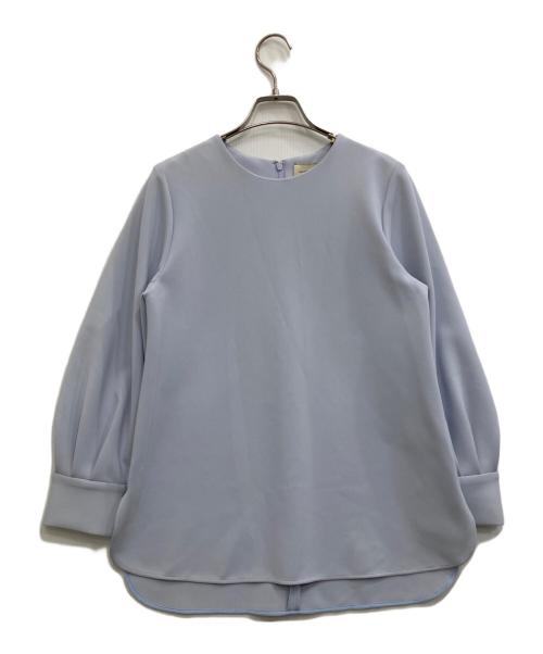 UNITED ARROWS（ユナイテッドアローズ）UNITED ARROWS (ユナイテッドアローズ) SPONGY パールモチーフ ブラウス スカイブルー サイズ:36の古着・服飾アイテム
