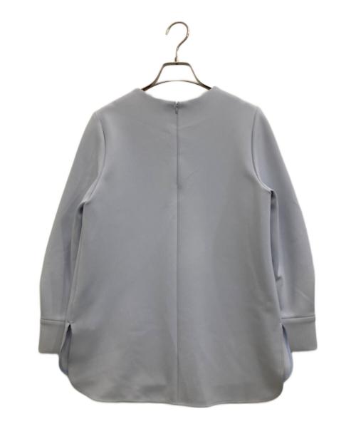 UNITED ARROWS（ユナイテッドアローズ）UNITED ARROWS (ユナイテッドアローズ) SPONGY パールモチーフ ブラウス スカイブルー サイズ:36の古着・服飾アイテム