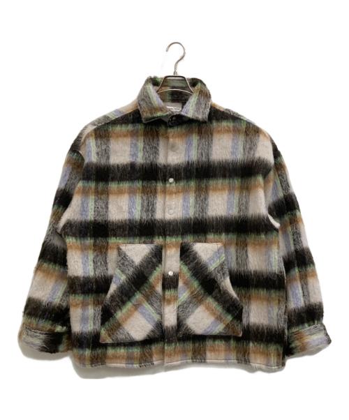 DANKE SCHON（ダンケ シェーン）Danke schon (ダンケ シェーン) シャツジャケット マルチカラー サイズ:Fの古着・服飾アイテム