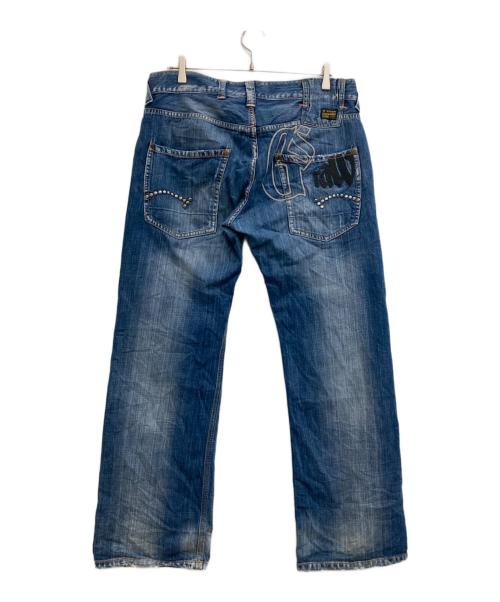 G-STAR RAW（ジースターロゥ）G-STAR RAW (ジースターロゥ) デニムパンツ インディゴ サイズ:SIZE 83.5cm (W33)の古着・服飾アイテム