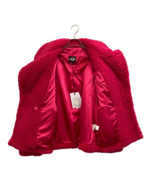 UGG（アグ）UGG (アグ) Gertrude Short Teddy Coat ショッキングピンク サイズ:Sの古着・服飾アイテム