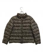 Max Mara WEEK END LINEマックスマーラ ウイークエンドライン）の古着「レオパードダウンジャケット」｜ブラウン